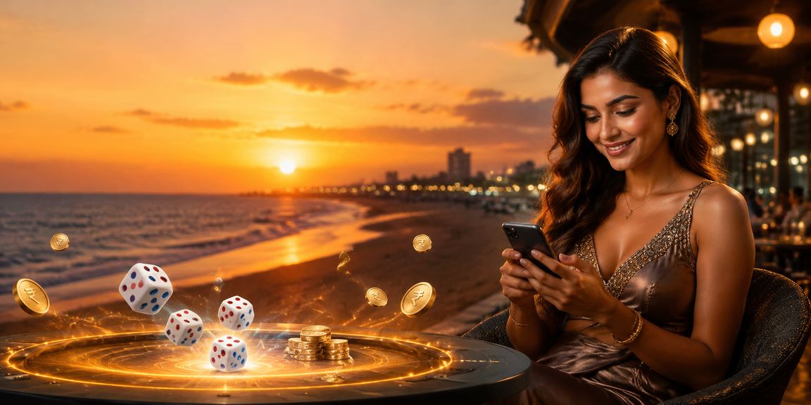Chennai player engaging with casino dice games